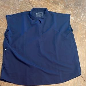 Figs scrubs oversized top